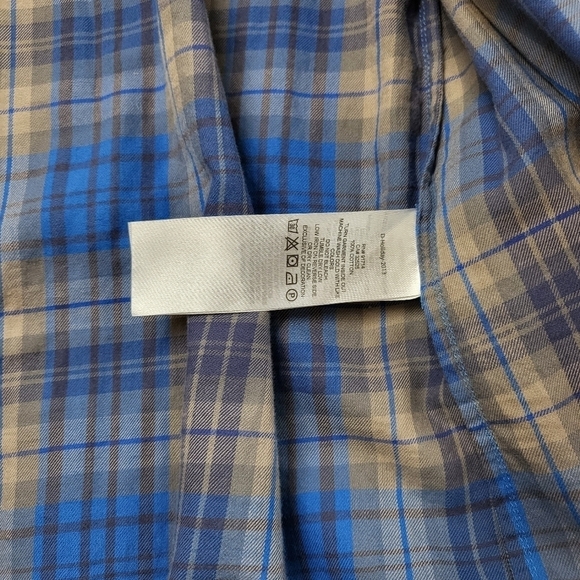 Armani exchange button down xsmall blue gray excellent condition with no wear xs - Picture 3 of 7